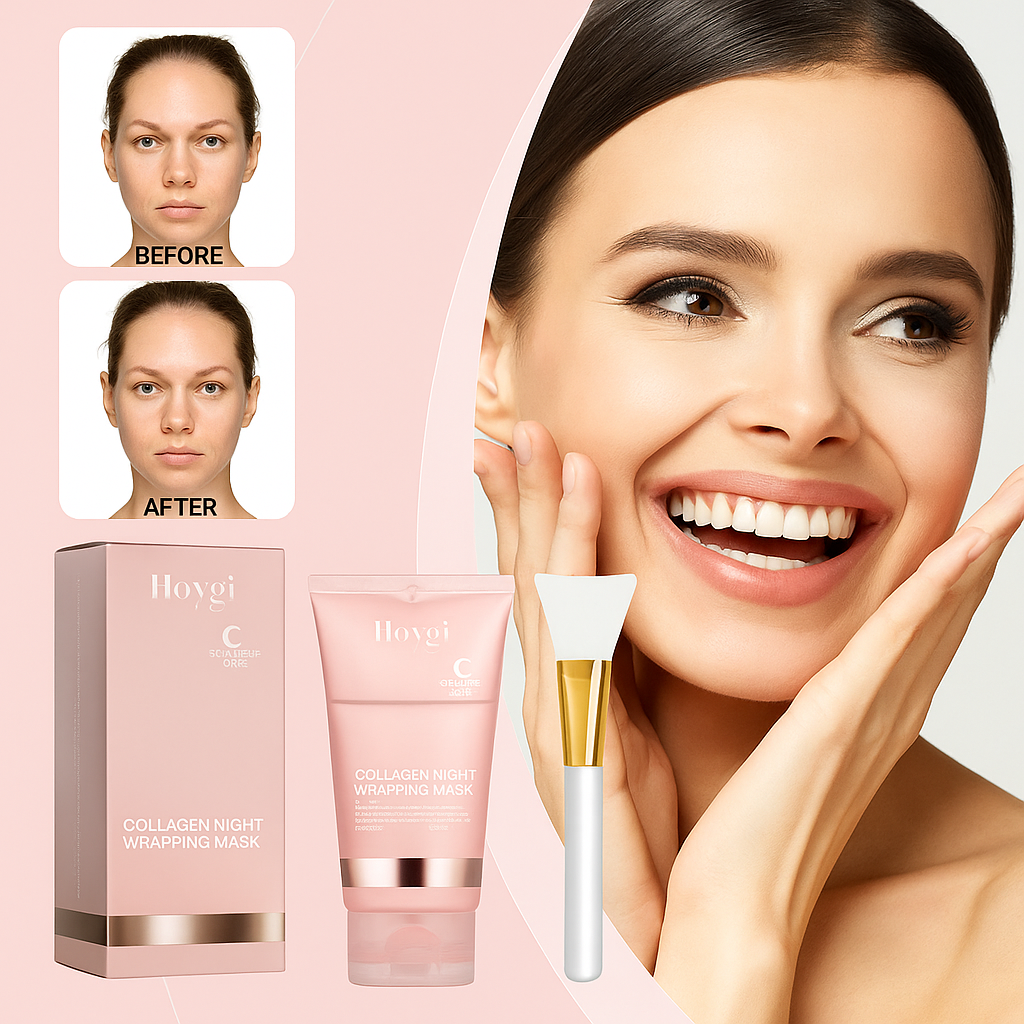Mascarilla facial de colágeno