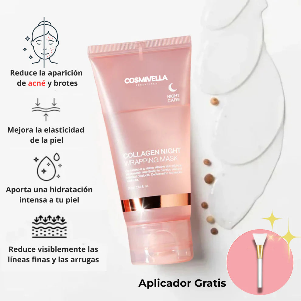 Mascarilla facial de colágeno